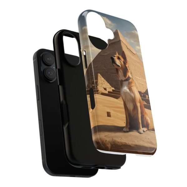Adorable Dog at the Pyramids of Giza - Phone Case for iPhone - Image 9