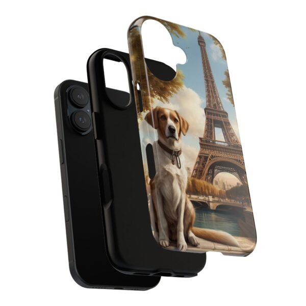 Adorable Dog in Paris - Phone Case for iPhone - Image 9