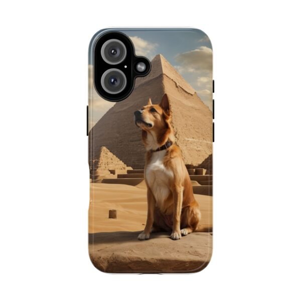 Adorable Dog at the Pyramids of Giza - Phone Case for iPhone - Image 7