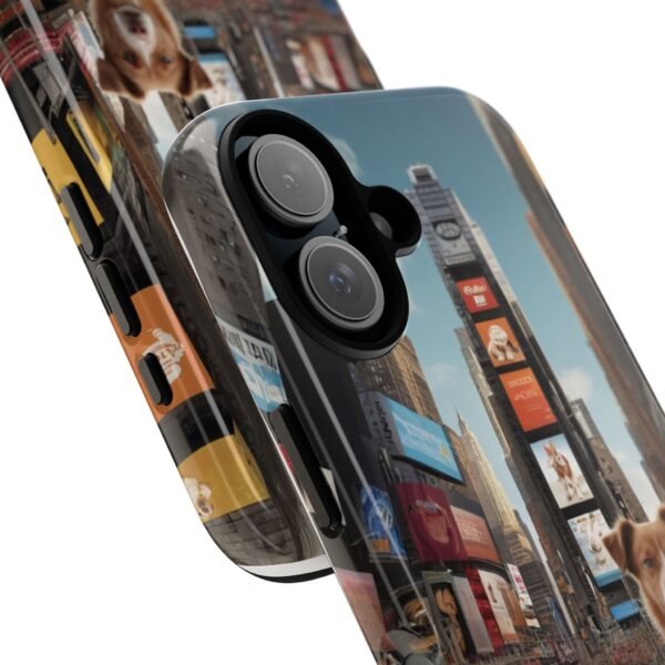 Adorable Dog in Times Square, New York - Phone Case for iPhone - Image 8