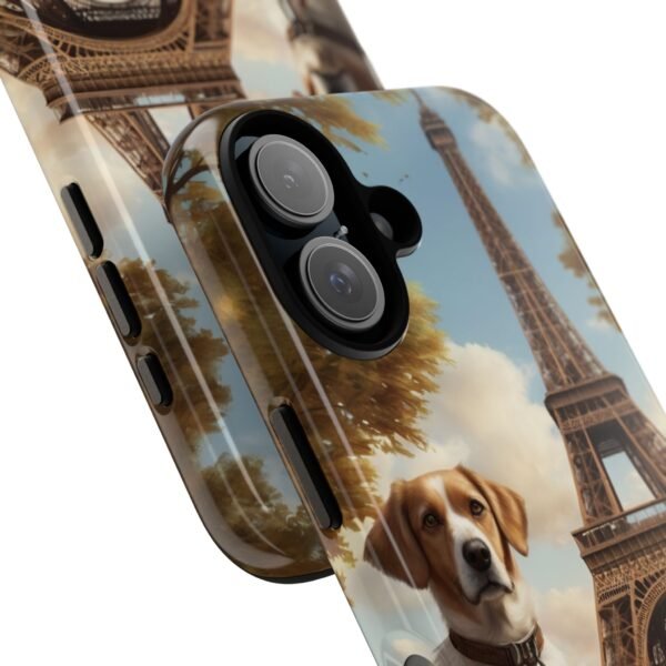 Adorable Dog in Paris - Phone Case for iPhone - Image 8